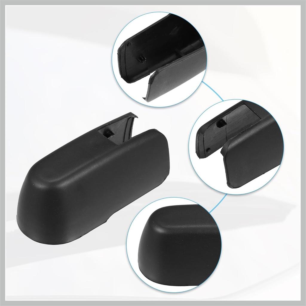 Car Rear Windshield Wiper Arm Nut Cover Cap Fit for Honda Odyssey - Pack of 1 Black Replacement Car Parts
