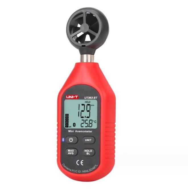 Smart Portable UT383BT Illuminometers Photometer Mini Wind Speed Anemometer Digital Luxmeter