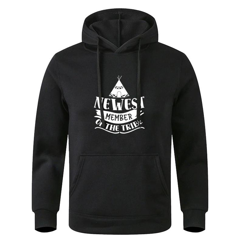 

Autumn Men s Spring Solid Color Oversize Casual Black Sweatshirt Hoodie Pullover For Male And Women 3XL