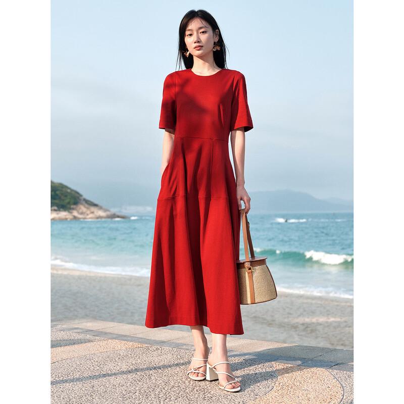 Платье-миди Jiuzi Annacode минималистичного кроя из лиоцелла с поясом XL