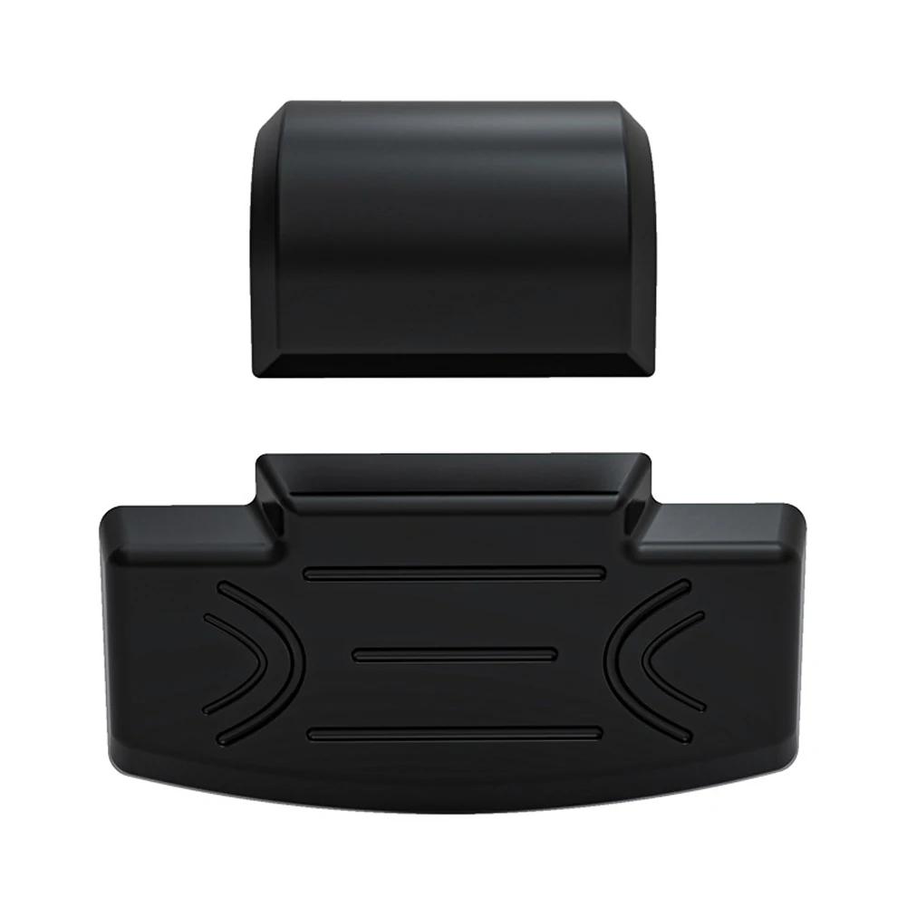 

2Pcs Motorcycle Passenger Backrest Back Pad Shockproof Moto Rear Top For 45L Case Box Luggage Self-adhesive Cushion бежевий