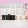 2022 Ladies Handbags Fashionable Foreign Trade Women's Bag Korean Style Crossbody Small Square Bag V-pattern Pressed Grid Pillow Bag In White