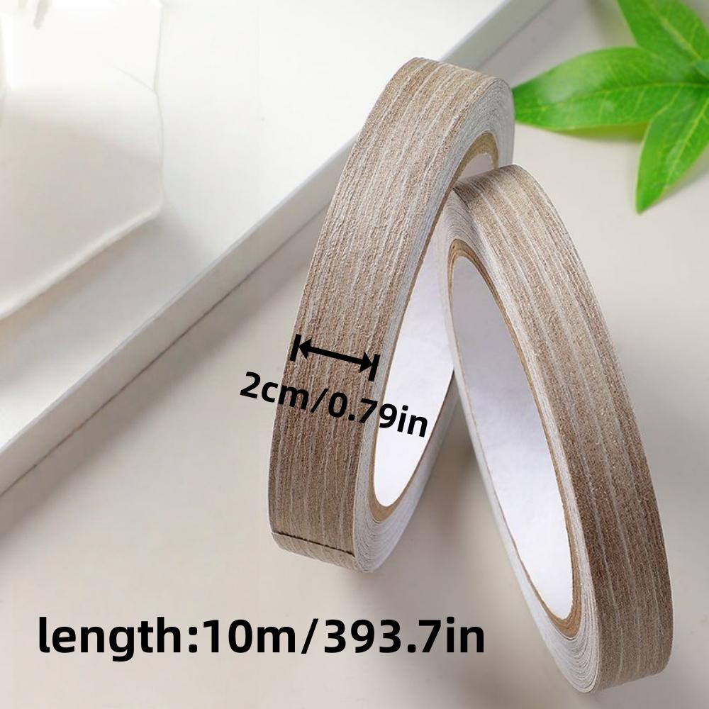 1pc 10mX2cm Wood Grain Edging Tape Thickened Self Adhesive Refurbished Self-adhesive Edge Band PVC Decorative Beauty Seam