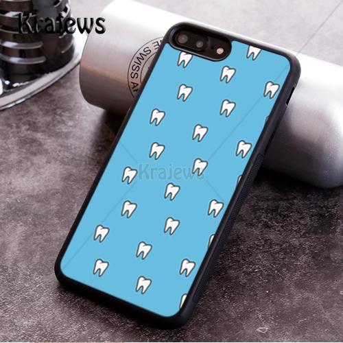 Krajews Dentist Tooth Dental Hygienist Phone Cases For iPhone 17 Air 16 15 14 Plus 11 12 13 Pro Max Cover Coque