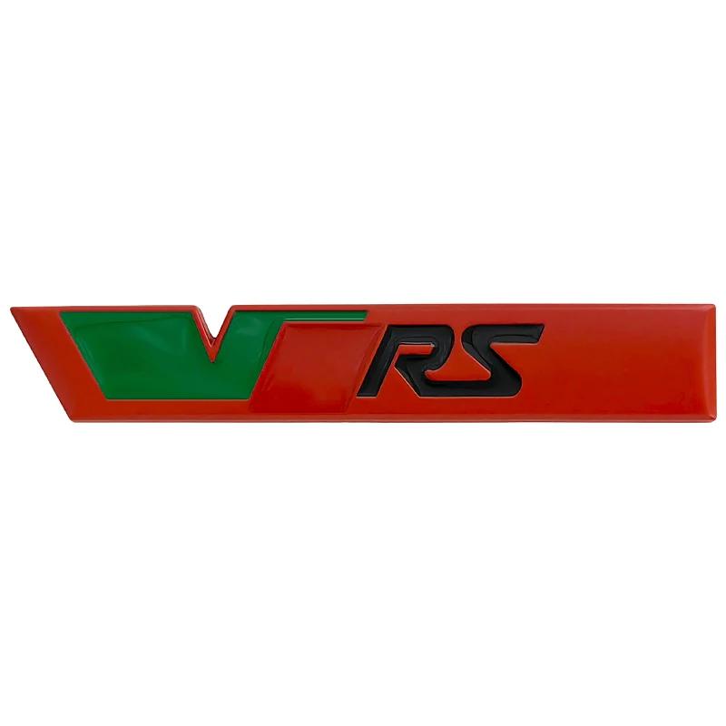 WMNC2 Car Sticker RS Logo VRS Front Grill Emblem Rear Trunk Badge Decal Fit for Skoda Octavia Kodiaq Fabia Superb MK3 Auto Accessories