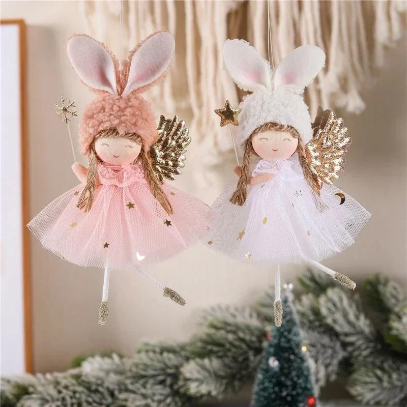 Christmas Angel Doll Christmas Decoration for Home 2025 Christmas Ornament Tree Decor Xmas Gifts Cristmas New Year 2025 Navidad