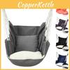 Cozy And Supportive Hammock Chair With Detachable Seat Mat For Camping Adventures