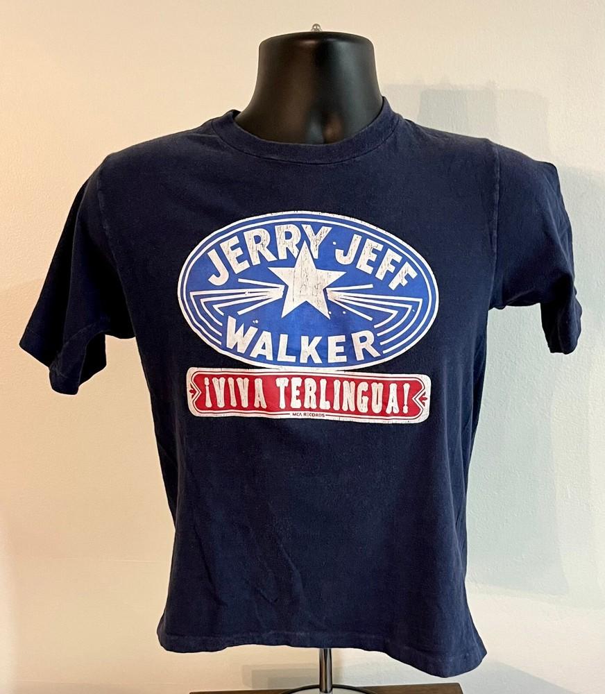Viva Terlingua Jerry Jeff Walker Navy COlor Unisex All size Shirt B235 Unisex T-Shirt XL