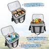 Large Capacity Cooler and Keeps Food Cold and Warm for Outdoor Sports Cherry Blossom and BBQs To 30L Bag, 4-Layer Insulated, Leak-Proof, Foldable,