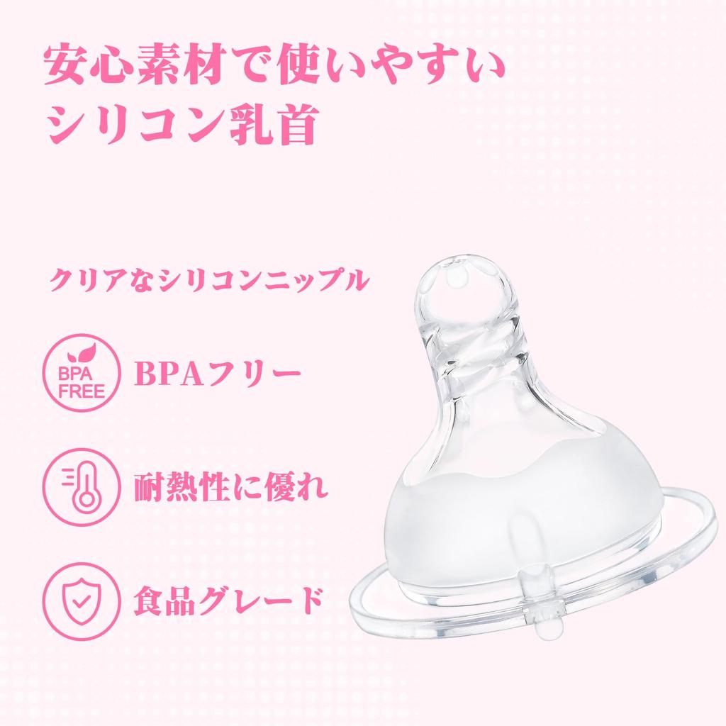 Set of 3 LittleForBig Spiral Grooved Adult Bottle Adult Silicone Compatible with LittleForBig Bottles Nipples, Pacifiers,