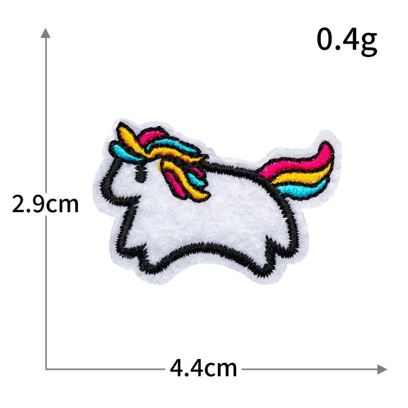 5/20 Stück Mini Süße Tiere Aufnäher Aufbügeln Stickerei Für Kleidung Cartoon Anime Aufnäher Für Kinderkleidung Applikationen Aufkleber T-Shirt