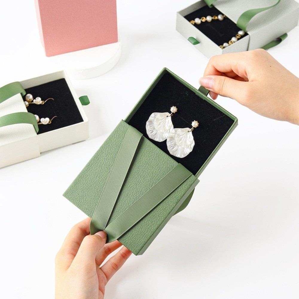 Drawer Style Jewelry Packaging Box Paper Material Jewelry Gift Box For Wedding Gift