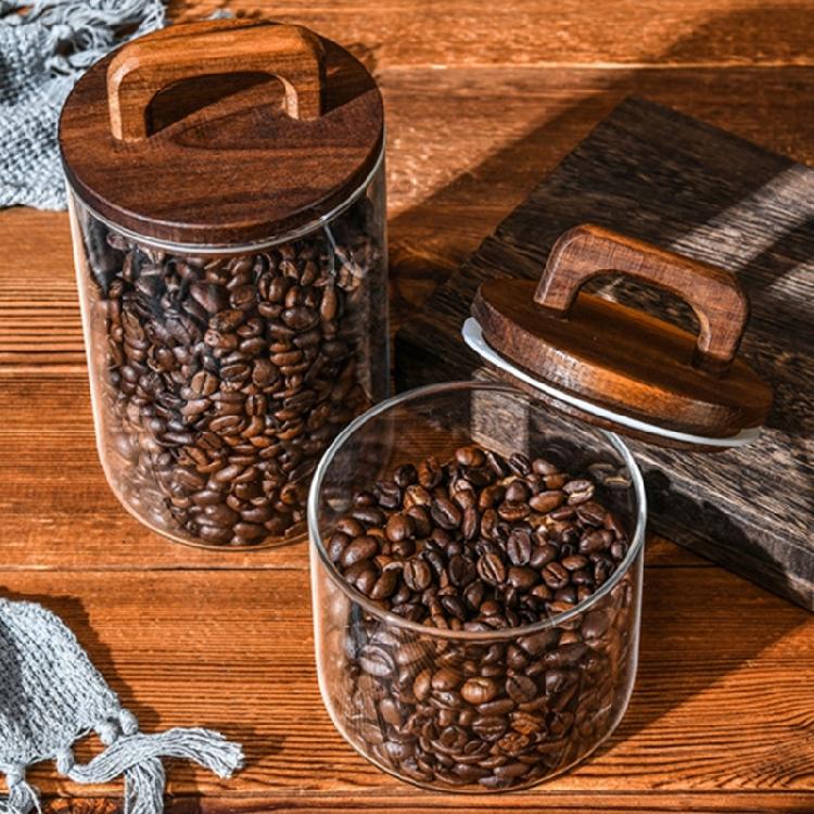 Vakuumversiegelter Tank Glas Küchenaufbewahrungsbehälter für Mehl Zucker Reis Getreide