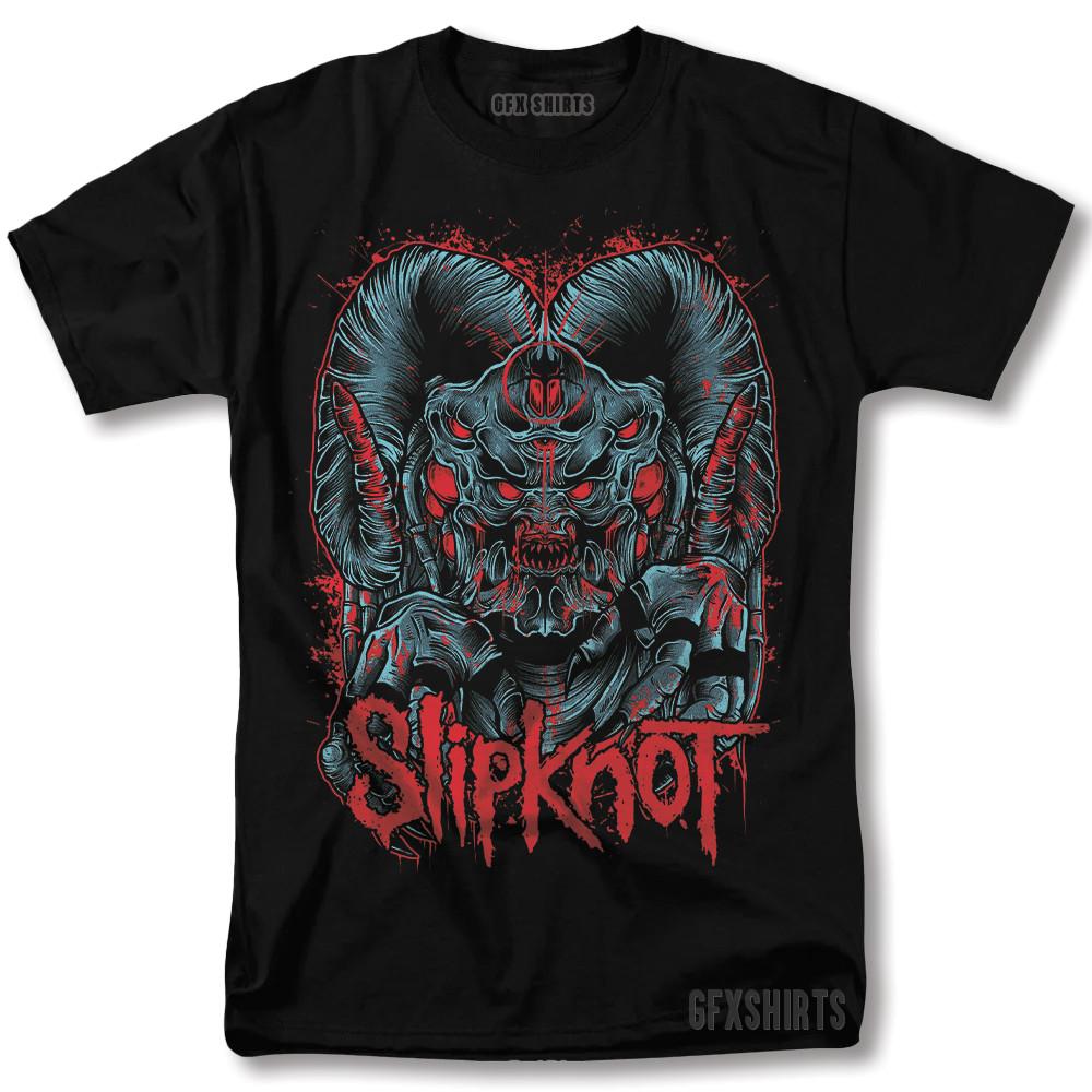 Slipknot Shirt Heavy Metal Rock Concert Tour Vntg Design Graphic T-Shirt