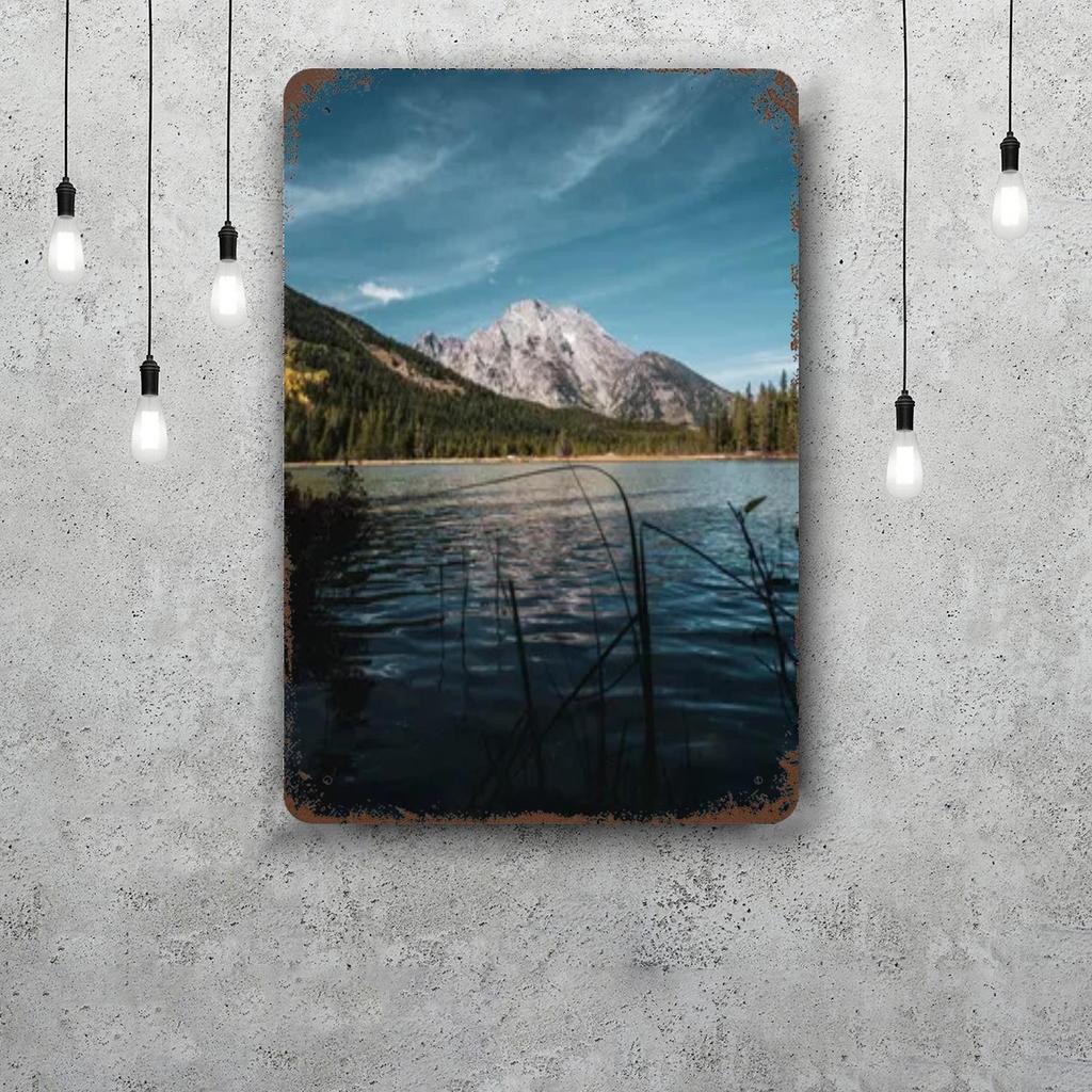 grand teton national park Funny Bar Metal Sign Retro Plaque Vintage Sign Alcohol Drinker Pub Club Kitchen Wall Decoration