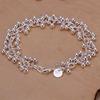 Silver Bracelets Charms Bead Chain Fashion Cute Nice Women Grapes Bracelet Wedding Jewelry