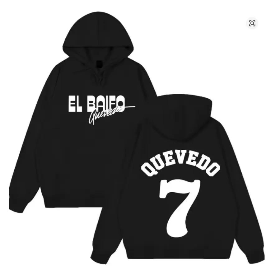 Rapper Quevedo EL BAIFO 2026 Album Merch Oversized Women/Men Hoodie Sweatshirt Streetwear Hip Hop Pullover Hooded Jacket219