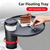 Round Car Cup Holder Tray Multifunctional Vehicle Cup Holder Side Table  Car Cup Tray