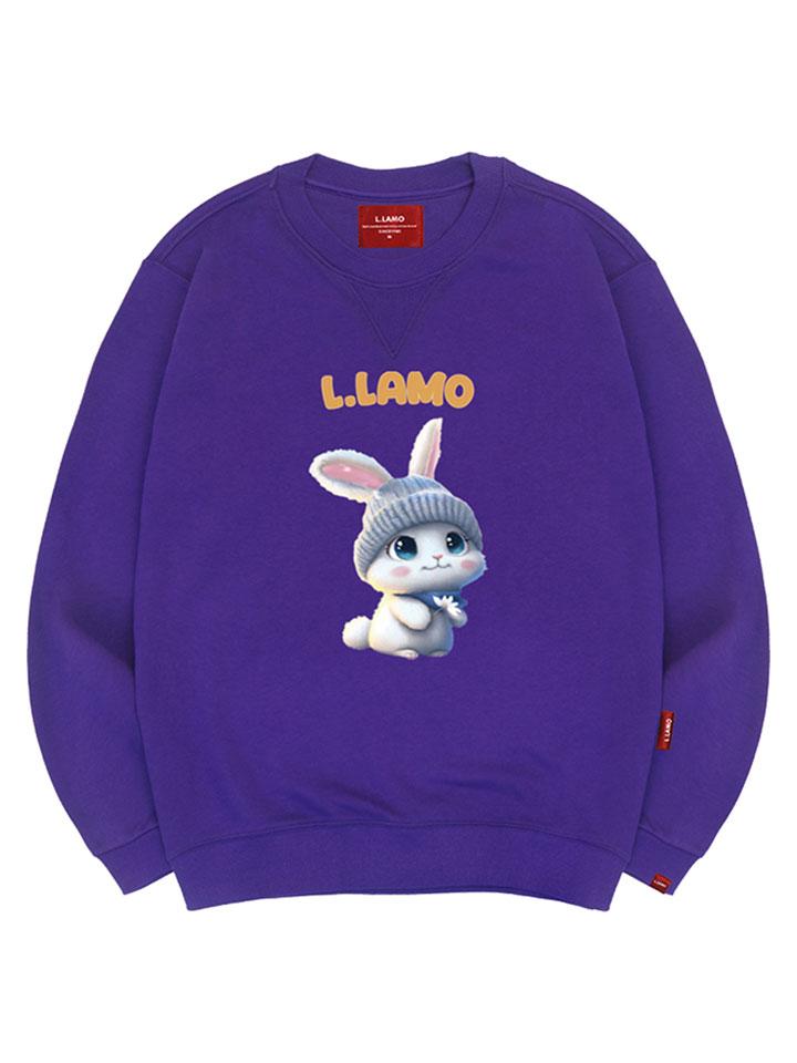 Ellamo Lamorabbit Sweatshirt Unisex Plus Size S~4Xl (Type A)