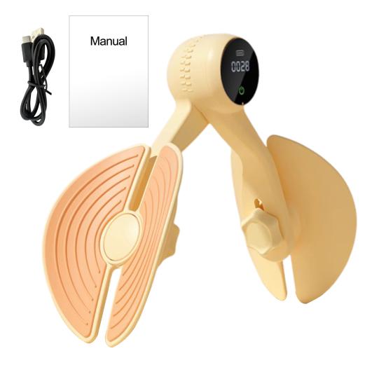 Thigh Exerciser Pelvic Floor Muscle Trainer High Stability 360-Degree Rotatable Inner Leg Muscle Trainer Fitness Equipment
