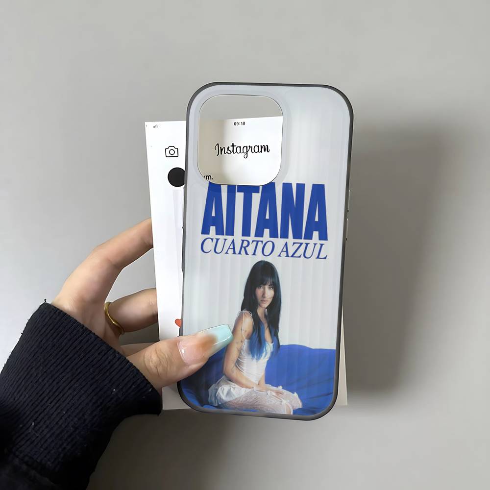 Cuarto A-AitanaS Azul For IPhone 17 16 15 11 12 13 14 Pro Max Plus Pro Corrugated Translucent Back Phone Cover