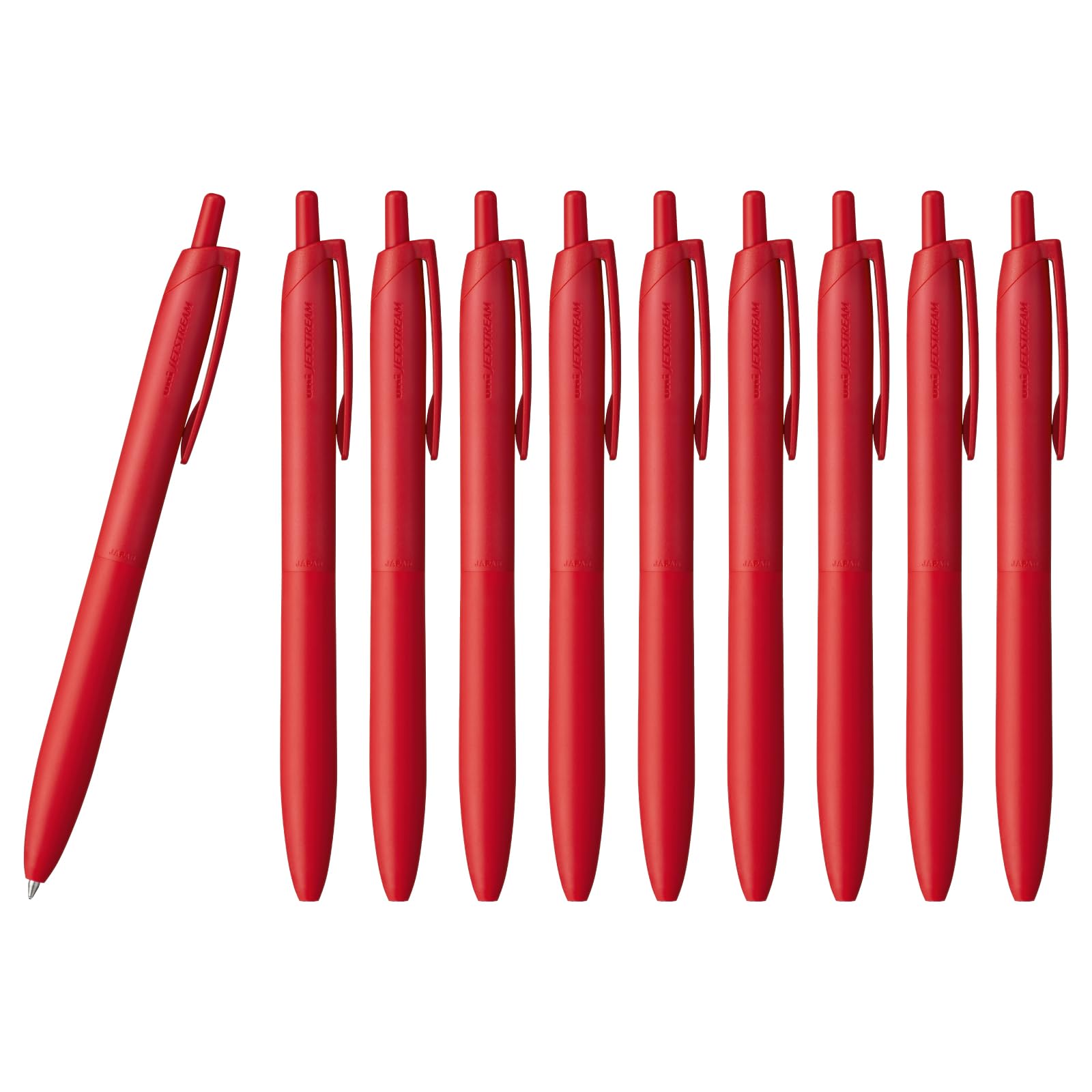 

Mitsubishi Pencil Jetstream Light Touch Ink Ballpoint 10 10P Oil-Based Pen, Pens, 0.5mm Tip, Red, SXNLS05.15