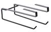 Universal Holder for Hanging Shelf Towels Cloths Clothes Black