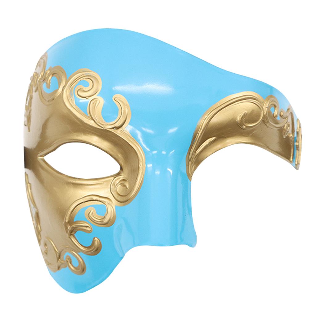Steampunk Phantom Plastic Adult Half Face Mask Carnival Festival Bar Opera Stage Costume Prop Halloween Party Cosplay
