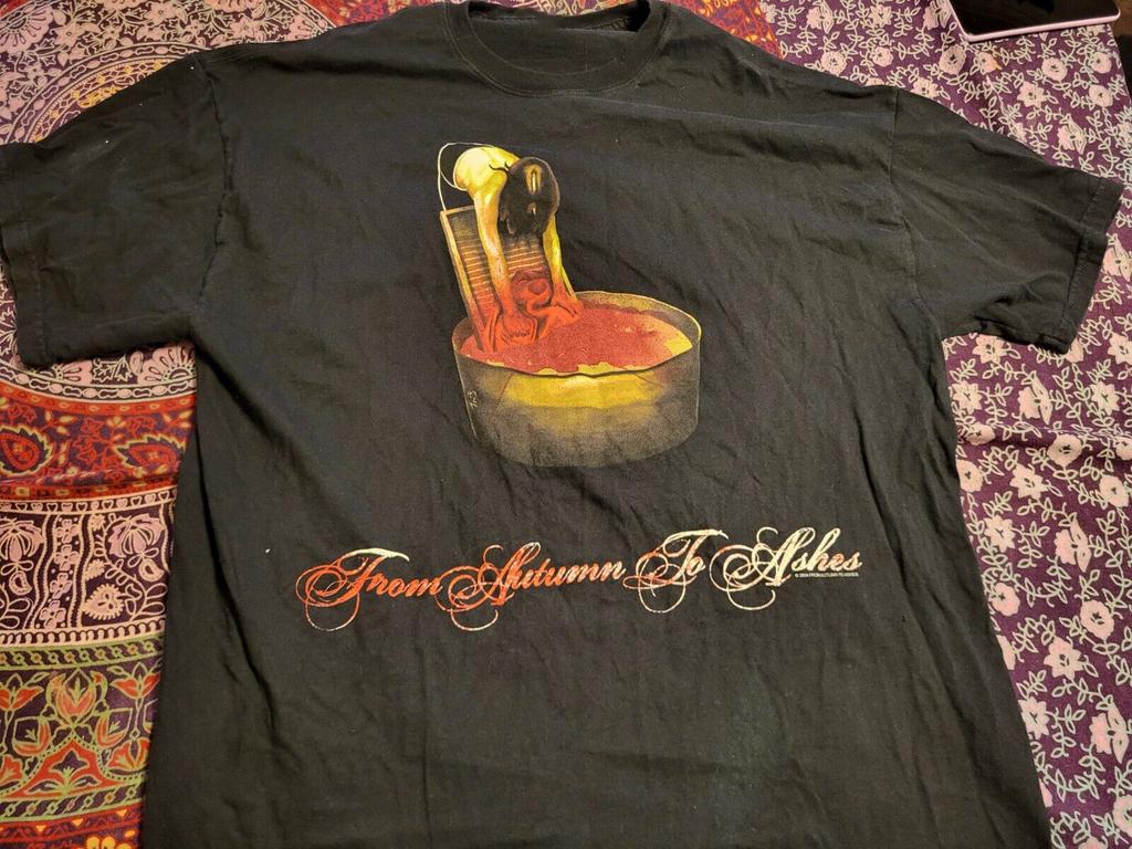 Album From Autumn To Ashes Band Musik T-Shirt für Erwachsene Vollgröße QX620