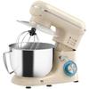 Stand Mixer, 1300 W, 4.5 L, Dough Hook, Stainless Steel Bowl, 6 Speeds and Pulse, Beige