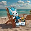 Custom Name Ultra-Soft Beach Towel with The Octonauts Theme,Ideal for Pool - Camping, Diving - Perfect Travel Essential, Vibrant Beach Towel.