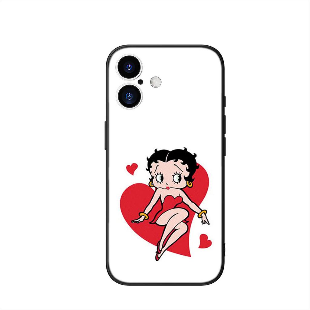 Anime B-betty Cartoon B-Boop Handyhülle Case für Apple iPhone 17 16 15 11 Pro XS Max XR 6 7 8 Plus + SE 2020 5 16E Hülle
