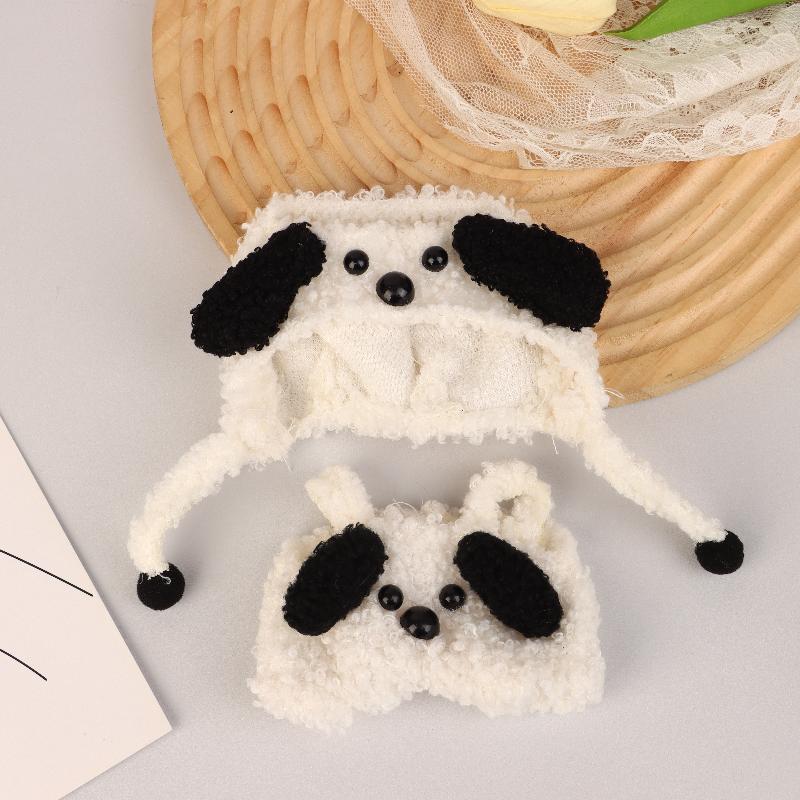 1 Satz Niedliche Puppe Plüsch Kleidung Anzug Für 17CM Puppe Polyester Mini Hut Und Kleine Kleidung Kinderspielzeug Dekoration Zubehör