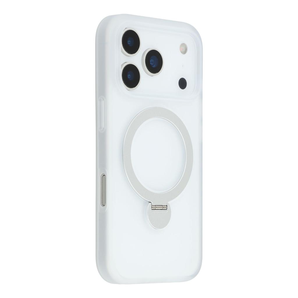 For iPhone 17 Pro Case Rotating Kickstand TPU+PC Magnetic Phone Cover