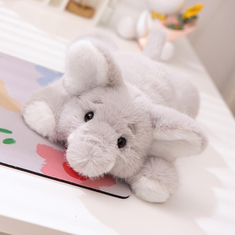 30/47cm Cute Elephant Plush Toy Very Soft Pink Grey Elephant Plushies Cuddly Doll Gifts Girl Kids