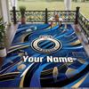 Custom Text Printed Rug Club Brugge FC Non Slip Floor Carpet For Home Room Decor