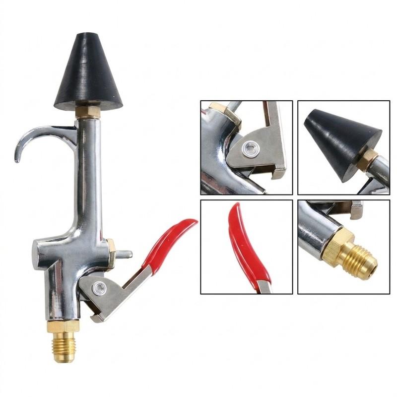 Climate Control Cleaning Parts Car Air Conditioner-A/C Line Set Flush Tools One-Hand Control & Cleaning Tool Air Hose Nozzle