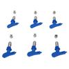 6 Stück Airless Spritzdüsen Set Blau 211 315 417 515 517 523 Airless Farbspritzdüsen für Zuhause