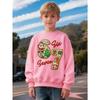 Kids Unisex Sweatshirt, Christmas Cookie Santa Gingerbread Number 67 Print Pullover, Boys Girls Holiday Birthday Sweatshirt For Kids Over 4 Years Old