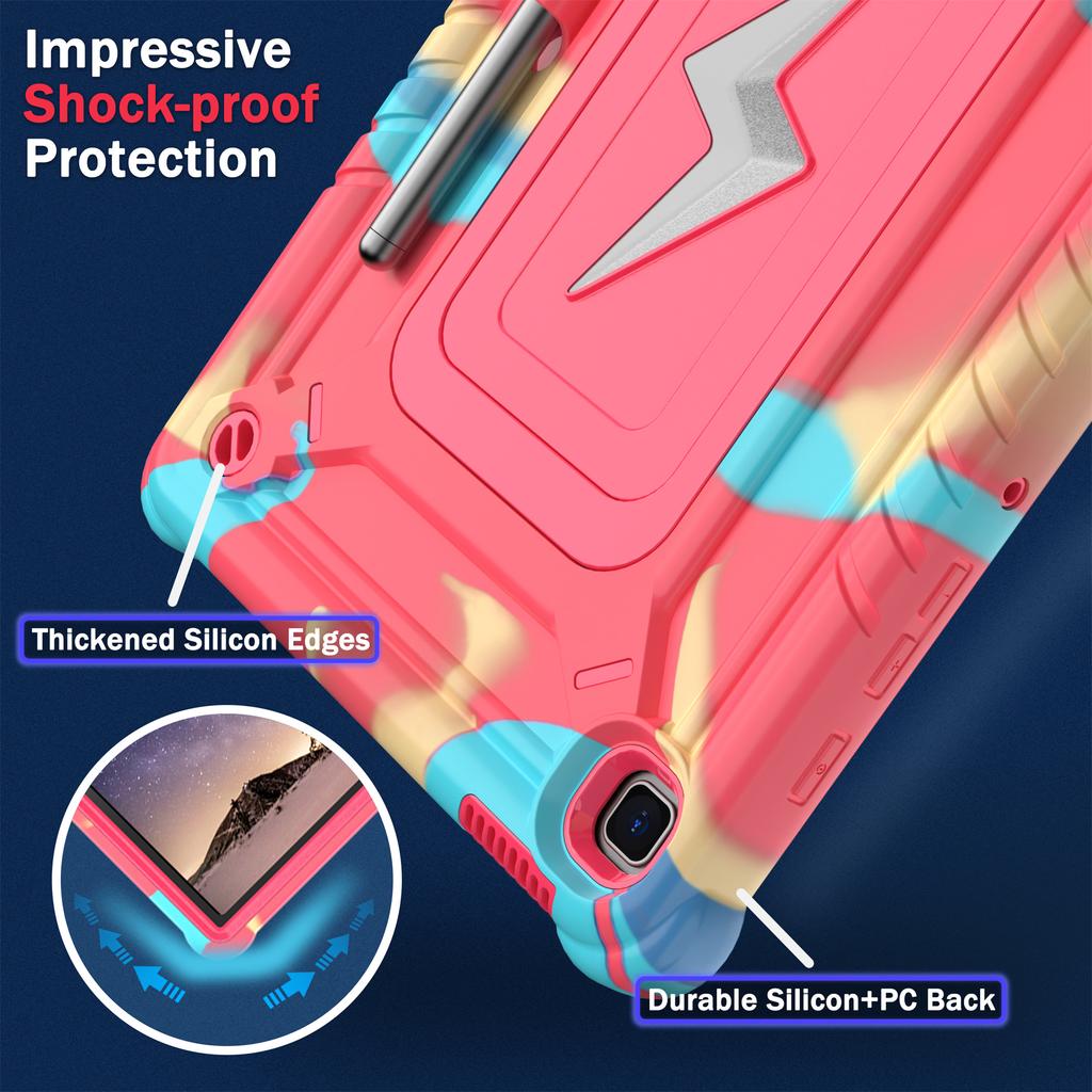 Etui na tablet dla Samsung Galaxy Tab S6 Lite (2024) P620 P625/(2022) P613 P619/(2020) P610 Pokrowiec PC+Silikon ze Smyczą