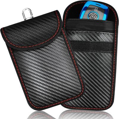 Faraday Card Car Keys Case FOB Signal Blocker Bag RFID Shielding Key Credit Card Bags Organizer for Privacy Protection