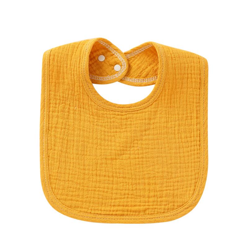 Soft U-Shaped 4-Layer Cotton Gauze Baby Bib: Absorbent and Lightweight for Spring and Summer