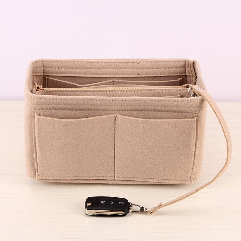 Women's Large Capacity Cross-Border Multifunctional Felt Toiletry and Makeup Bag