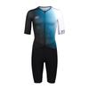 Męski kombinezon triatlonowy 2023 z krótkim rękawem Tri Suit Skinsuit rowerowy Cienki wkładka Kombinezon Odzież Pro Team do pływania/biegania/kolarstwa
