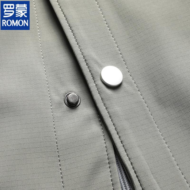 Romon Men's Business Casual Lapel Jacket