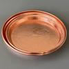 Multiple Sizes Round Shape Copper Fruit Tray,Retro Engraving Hammer Texture Home Portable Food Plate,Snack Disc Table Decoration