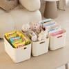 Stackable Storage Box with Lid Dustproof Cosmetics Clothing Grocery Storage Trunk Snack Storage Container Toy Storage Bin Basket