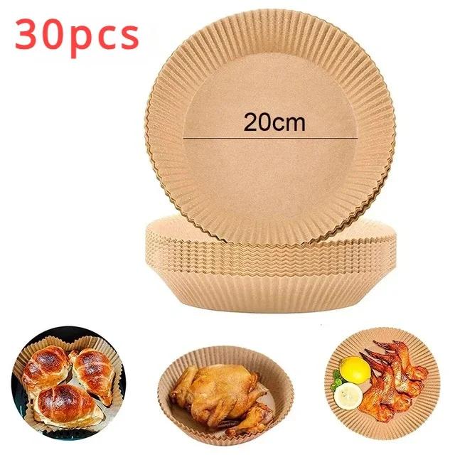 Kuchyňské náčiní Pečení Příslušenství k fritéze Příslušenství Nástroje 30/50 ks Tác Kuchyňské potřeby Absorpční formy na pečivo Papír