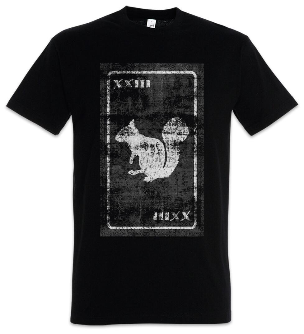 Tarot The Happy Squirrel T-Shirt Card Cards Symbol Sign Logo Insignia S