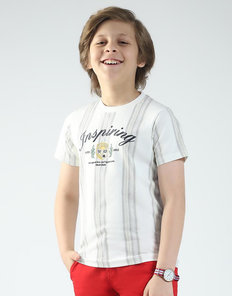MONTE CARLO Boys Printed Round Neck T-Shirt